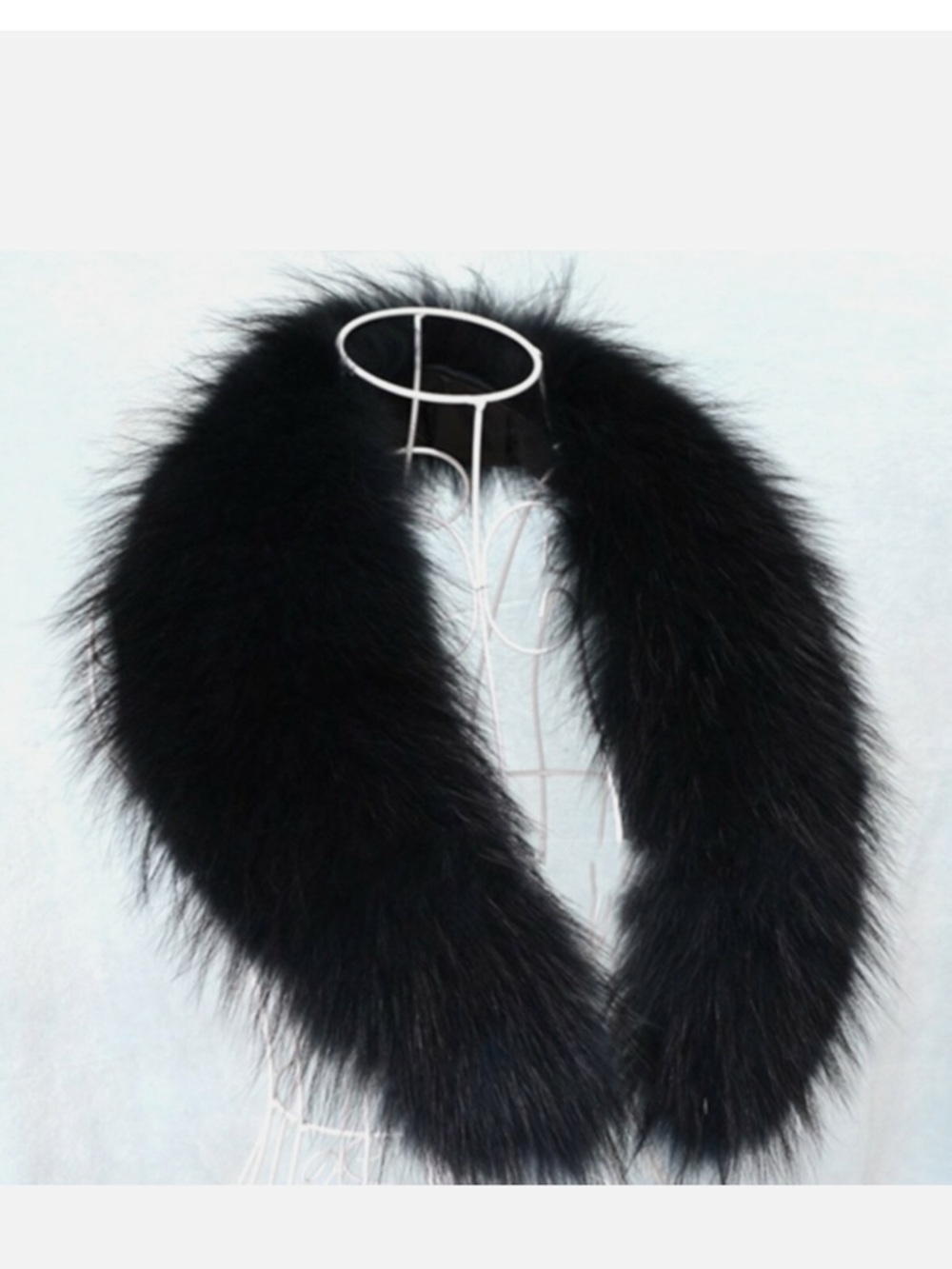 rudsak Black  Fur Collar Scarf - Luxurious Winter Accessory